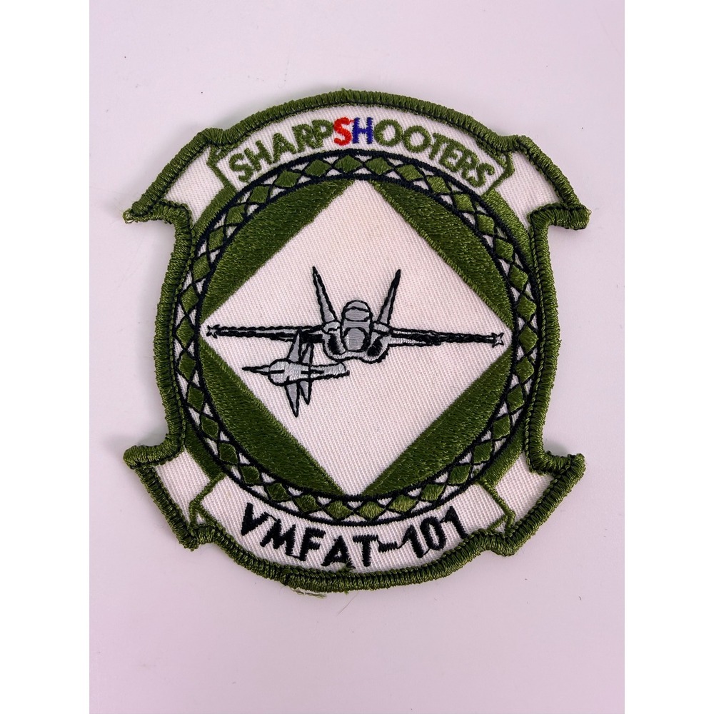 VMFAT-101 Sharpshooters F-4 Phantom II F/A-18 Hornet Military Aviation Patch NOS